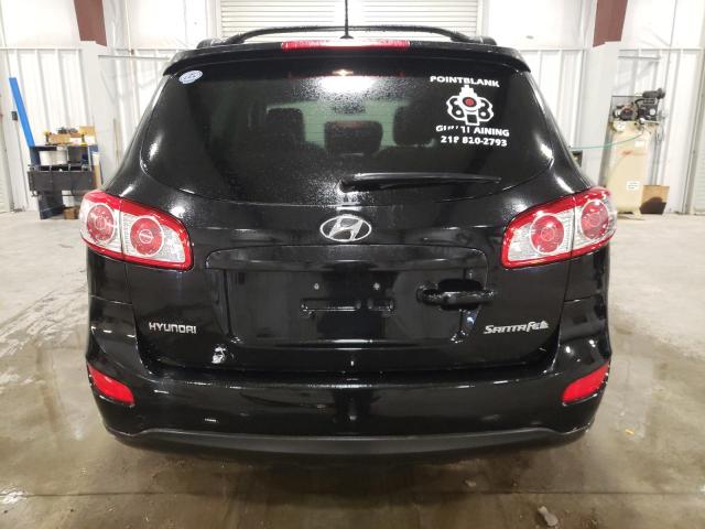 5NMSH4AG8AH371039 - 2010 HYUNDAI SANTA FE SE BLACK photo 6