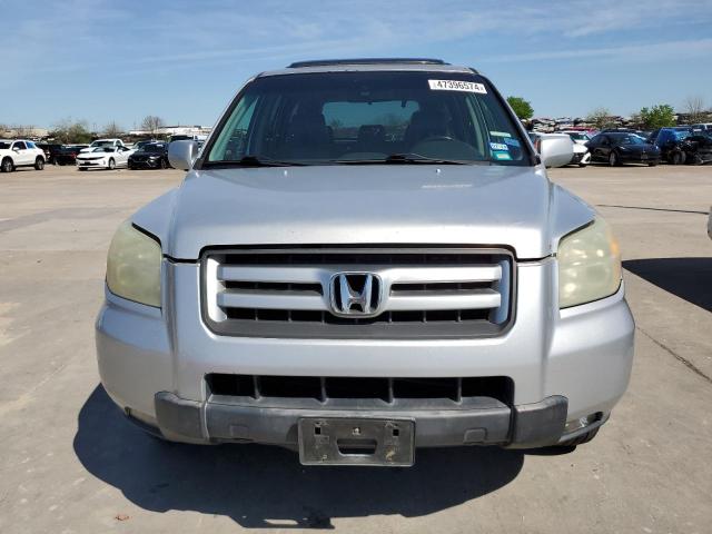 5FNYF28506B014469 - 2006 HONDA PILOT EX SILVER photo 5