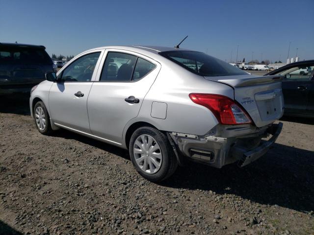 3N1CN7AP1GL829016 - 2016 NISSAN VERSA S SILVER photo 2