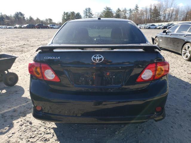 2T1BE40E59C001502 - 2009 TOYOTA COROLLA XRS BLACK photo 6