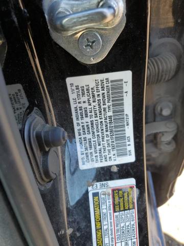 19XFA1F63BE018446 - 2011 HONDA CIVIC LX-S أسود صورة 13