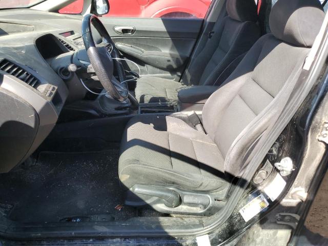 19XFA1F63BE018446 - 2011 HONDA CIVIC LX-S أسود صورة 7