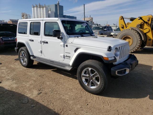 1C4HJXEG4JW140792 - 2018 JEEP WRANGLER U SAHARA WHITE photo 4