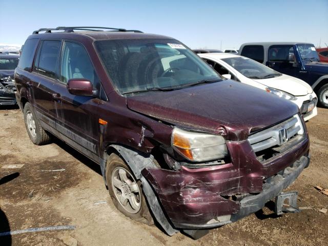 5FNYF18358B047995 - 2008 HONDA PILOT SE MAROON photo 4