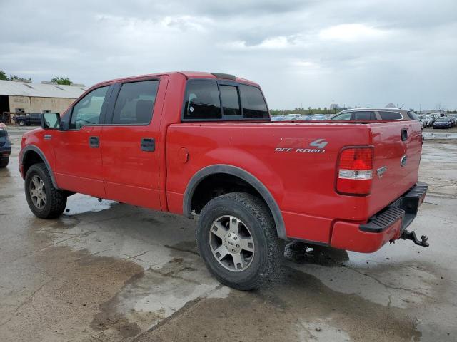 1FTPW14515FA81295 - 2005 FORD F150 SUPERCREW RED photo 2