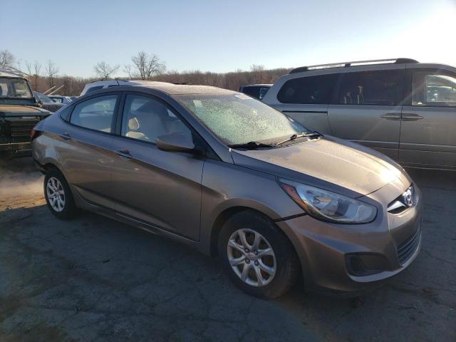 KMHCT4AE7EU596791 - 2014 HYUNDAI ACCENT GLS TAN photo 4