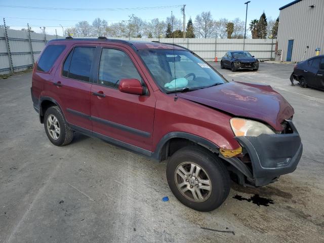 JHLRD78823C037684 - 2003 HONDA CR-V EX BURGUNDY photo 4