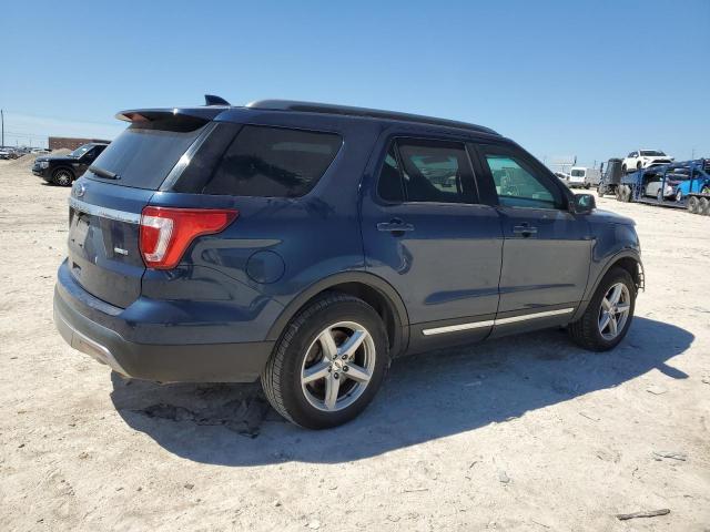 1FM5K8D86GGB97865 - 2016 FORD EXPLORER XLT BLUE photo 3