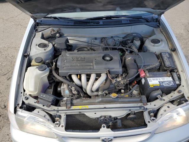 2T1BR12E5YC355874 - 2000 TOYOTA COROLLA VE SILVER photo 11