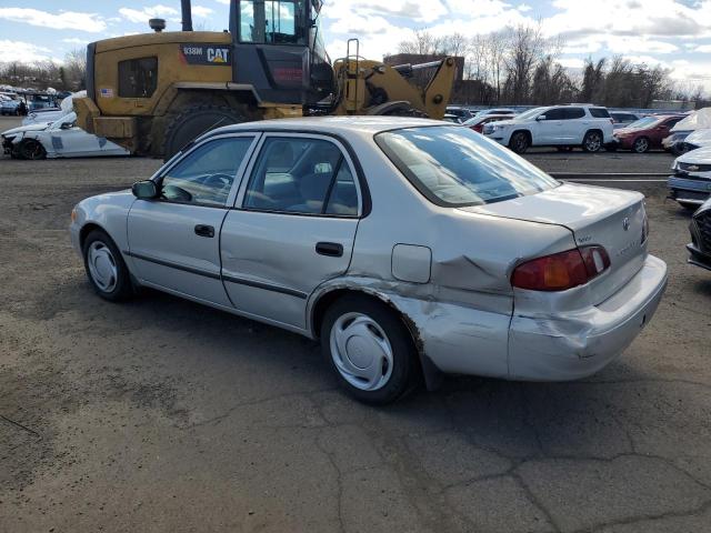 2T1BR12E5YC355874 - 2000 TOYOTA COROLLA VE SILVER photo 2