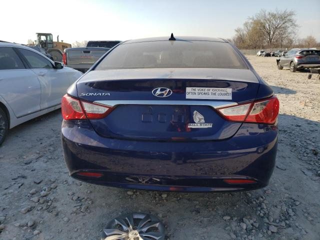 5NPEB4AC3BH033466 - 2011 HYUNDAI SONATA GLS BLUE photo 6