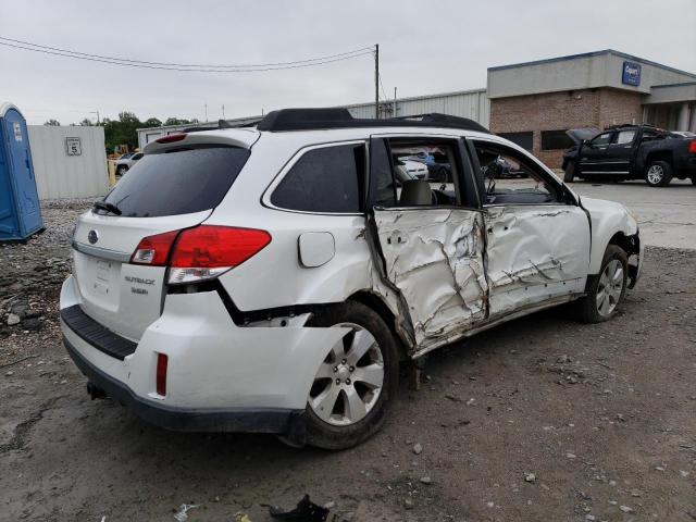 4S4BRDJC3B2329535 - 2011 SUBARU OUTBACK 3.6R LIMITED WHITE photo 3