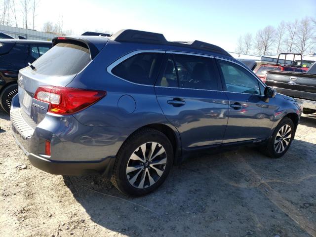 4S4BSANC0F3250756 - 2015 SUBARU OUTBACK 2.5I LIMITED BLUE photo 3