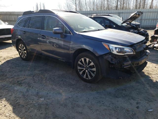 4S4BSANC0F3250756 - 2015 SUBARU OUTBACK 2.5I LIMITED BLUE photo 4