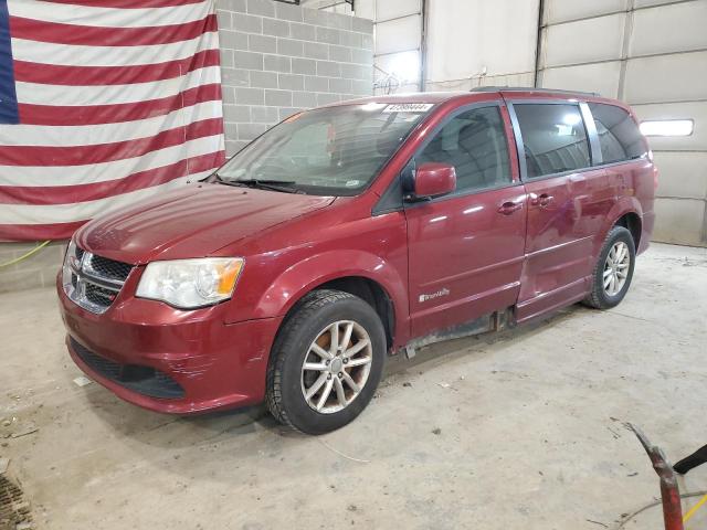 2C4RDGCG1ER155909 - 2014 DODGE GRAND CARA SXT BURGUNDY photo 1