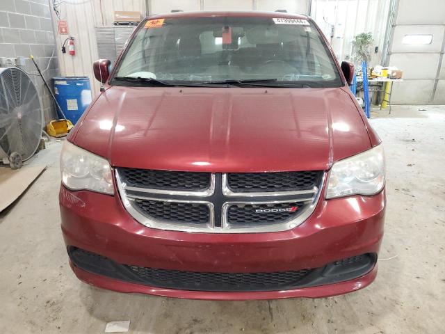 2C4RDGCG1ER155909 - 2014 DODGE GRAND CARA SXT BURGUNDY photo 5