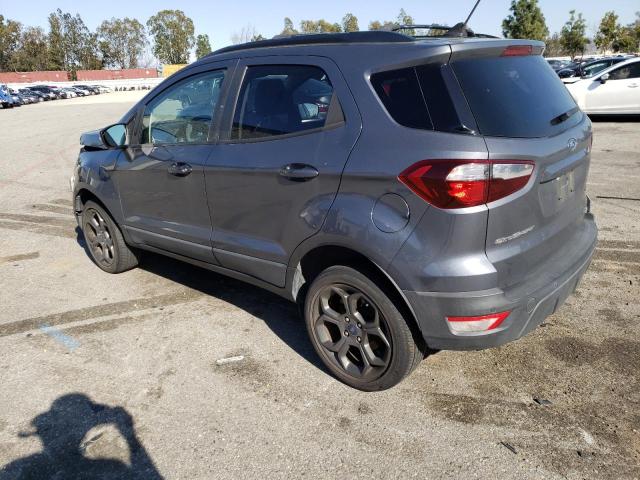 MAJ6P1CL6JC244596 - 2018 FORD ECOSPORT SES GRAY photo 2