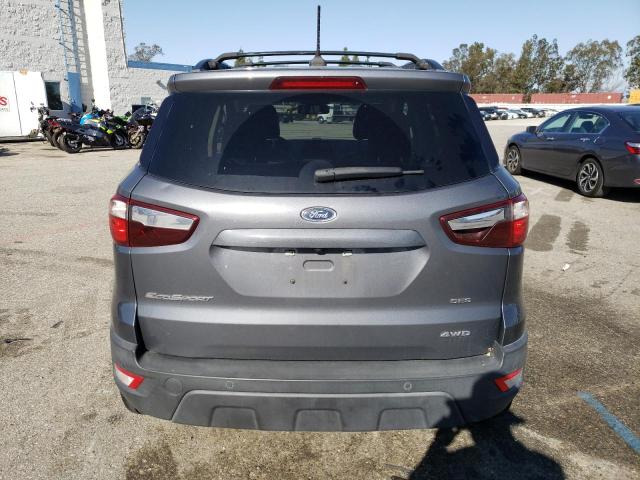 MAJ6P1CL6JC244596 - 2018 FORD ECOSPORT SES GRAY photo 6