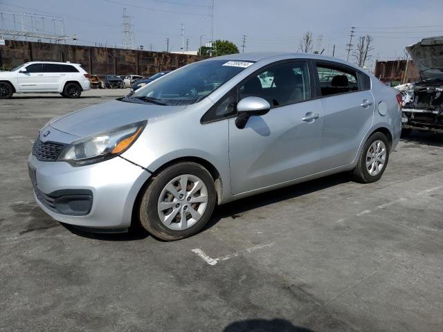 KNADM4A39E6361069 - 2014 KIA RIO LX SILVER photo 1