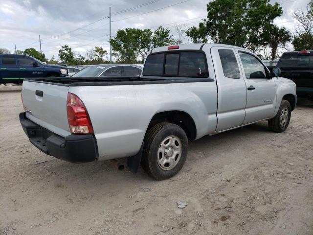 5TETX22N85Z116342 - 2005 TOYOTA TACOMA ACCESS CAB ვერცხლისფერი ფოტო 3