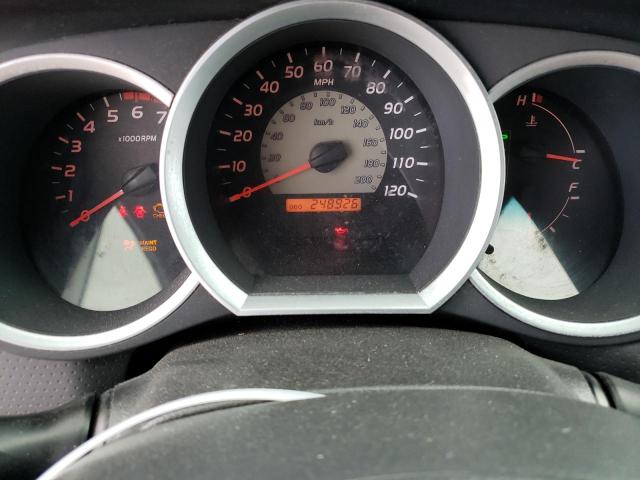 5TETX22N85Z116342 - 2005 TOYOTA TACOMA ACCESS CAB ვერცხლისფერი ფოტო 9