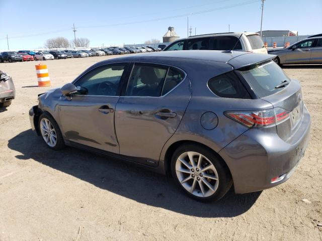 JTHKD5BH4D2124892 - 2013 LEXUS CT 200 GRAY photo 2