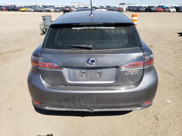 JTHKD5BH4D2124892 - 2013 LEXUS CT 200 GRAY photo 6