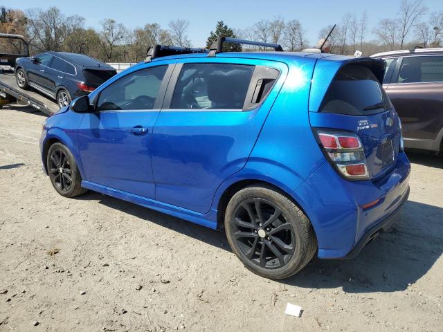 1G1JD6SBXH4172334 - 2017 CHEVROLET SONIC LT BLUE photo 2