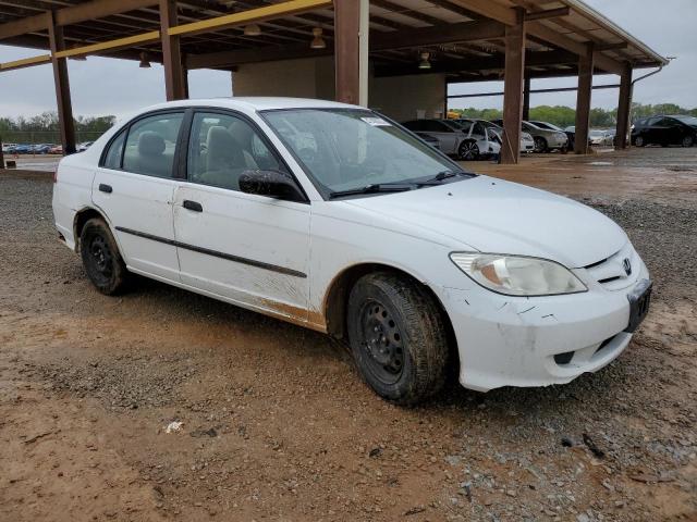 2HGES16355H551505 - 2005 HONDA CIVIC DX VP Ağ foto 4