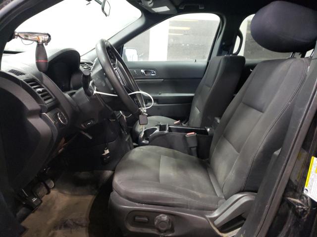 1FM5K8AR0JGC43002 - 2018 FORD EXPLORER POLICE INTERCEPTOR Սև լուսանկար 7