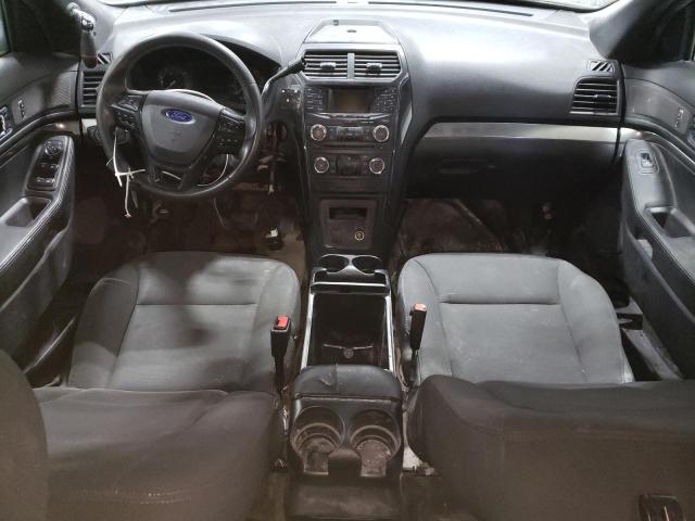 1FM5K8AR0JGC43002 - 2018 FORD EXPLORER POLICE INTERCEPTOR Սև լուսանկար 8