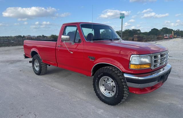 1FTHF25F3SEA74576 - 1995 FORD F250 RED photo 1