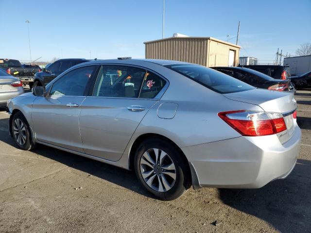 1HGCR2F39DA155695 - 2013 HONDA ACCORD LX SILVER photo 2