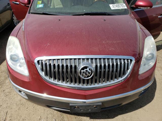 5GAEV23758J102719 - 2008 BUICK ENCLAVE CXL BURGUNDY photo 12