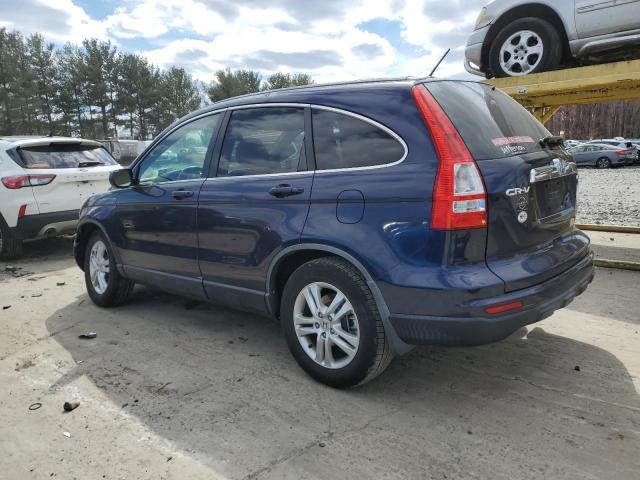 JHLRE4H7XBC001324 - 2011 HONDA CR-V EXL BLUE photo 2