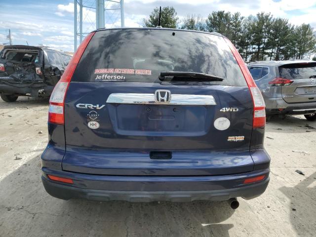 JHLRE4H7XBC001324 - 2011 HONDA CR-V EXL BLUE photo 6