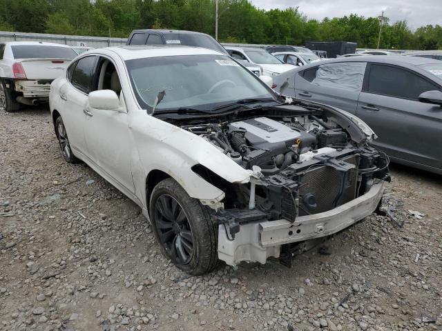 JN1BY1AR9DM603437 - 2013 INFINITI M37 X WHITE photo 4