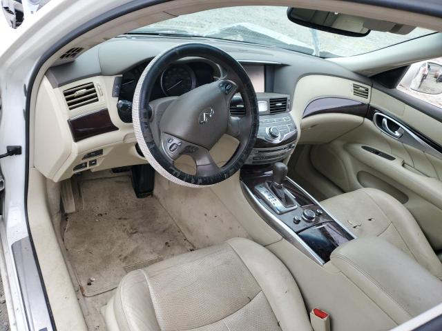 JN1BY1AR9DM603437 - 2013 INFINITI M37 X WHITE photo 8