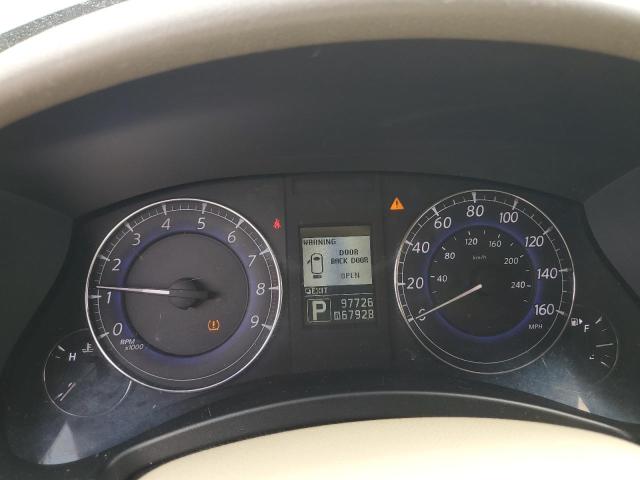 JN1AJ0HP1BM800601 - 2011 INFINITI EX35 BASE ტურკოუსი ფოტო 9