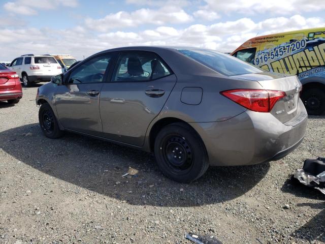 2T1BURHEXJC030082 - 2018 TOYOTA COROLLA L GRAY photo 2