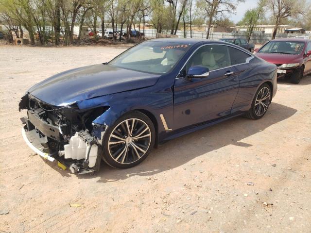 JN1EV7EK4HM364553 - 2017 INFINITI Q60 PREMIUM BLUE photo 1