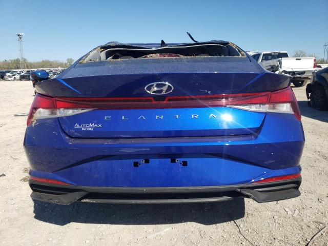 KMHLS4AG2PU501965 - 2023 HYUNDAI ELANTRA SEL BLUE photo 6