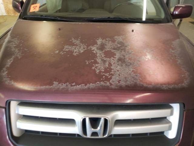 5FNYF28707B038886 - 2007 HONDA PILOT EXL BURGUNDY photo 11