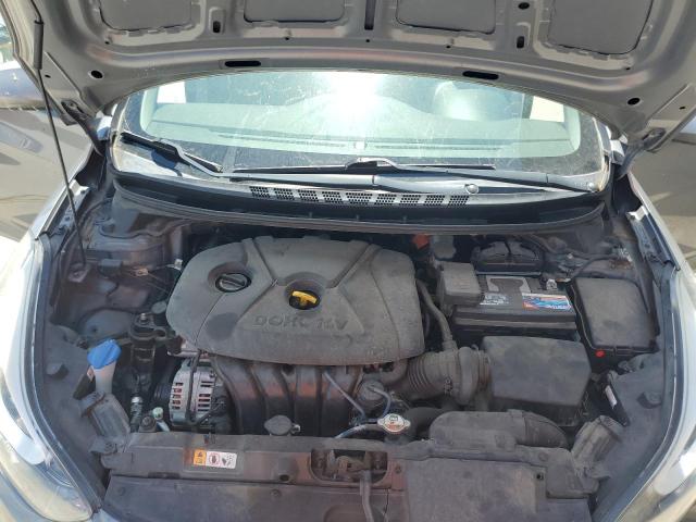 5NPDH4AE5EH525710 - 2014 HYUNDAI ELANTRA SE GRAY photo 11