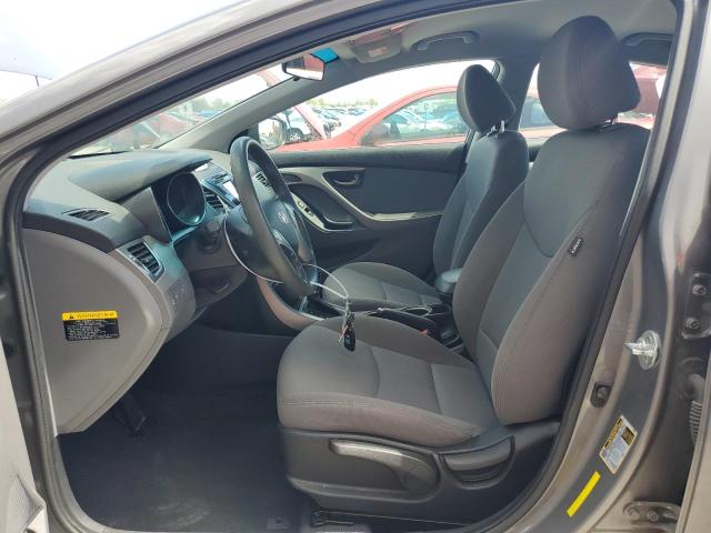 5NPDH4AE5EH525710 - 2014 HYUNDAI ELANTRA SE GRAY photo 7