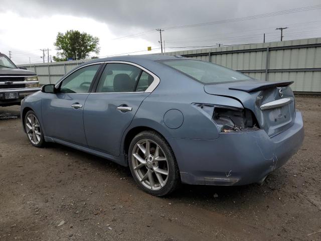 1N4AA5AP5AC814502 - 2010 NISSAN MAXIMA S BLUE photo 2