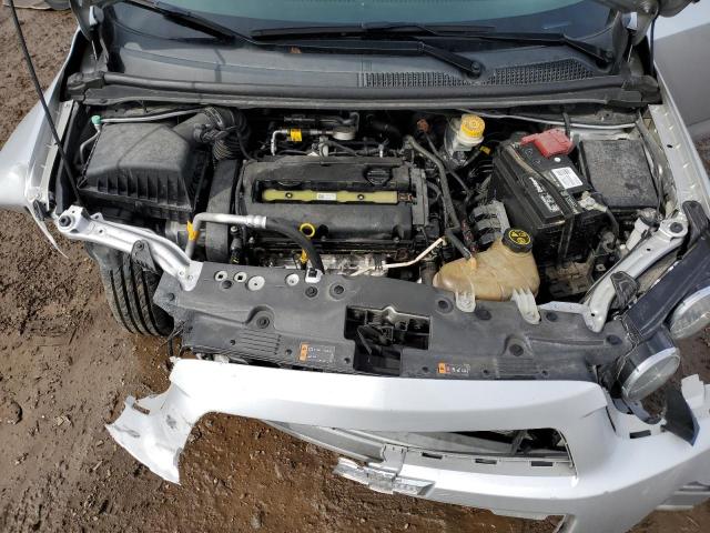 1G1JA5SH0E4209166 - 2014 CHEVROLET SONIC LS SILVER photo 11