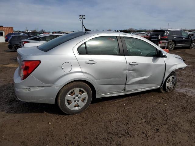 1G1JA5SH0E4209166 - 2014 CHEVROLET SONIC LS SILVER photo 3