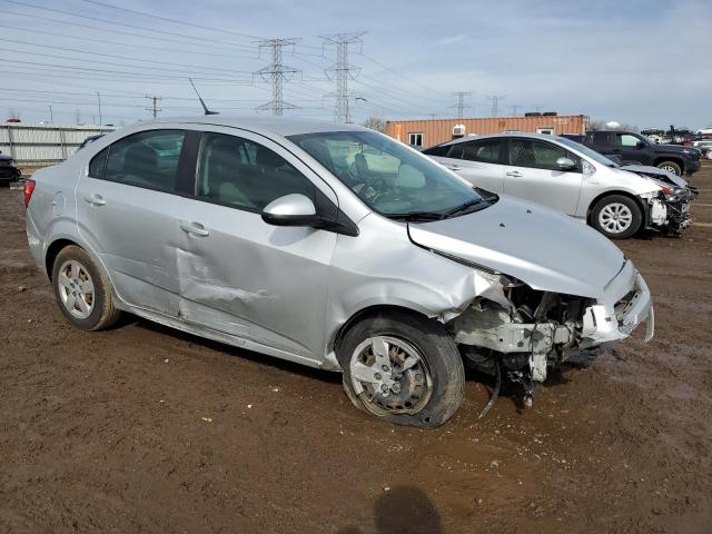 1G1JA5SH0E4209166 - 2014 CHEVROLET SONIC LS SILVER photo 4