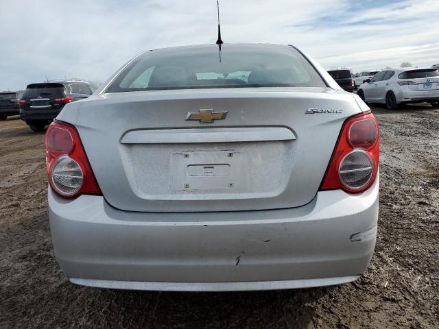 1G1JA5SH0E4209166 - 2014 CHEVROLET SONIC LS SILVER photo 6